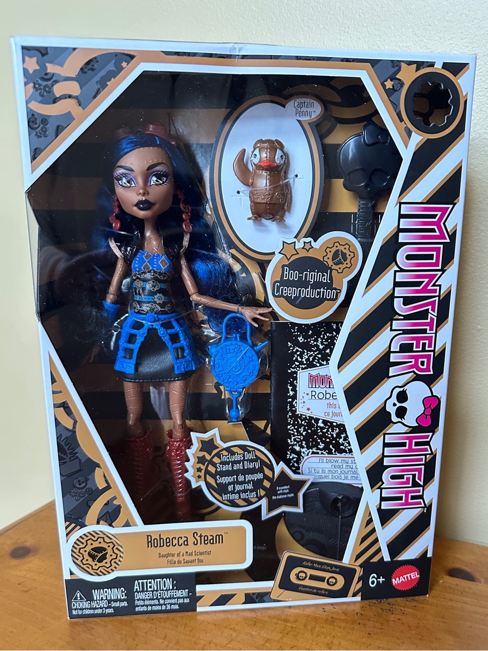 2026 Monster High Robecca Steam Doll Boo-riginal Creeproduction NRFB